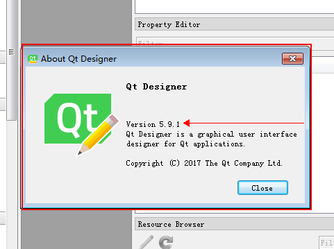 Qt Designer汾Ϊ5.9.1