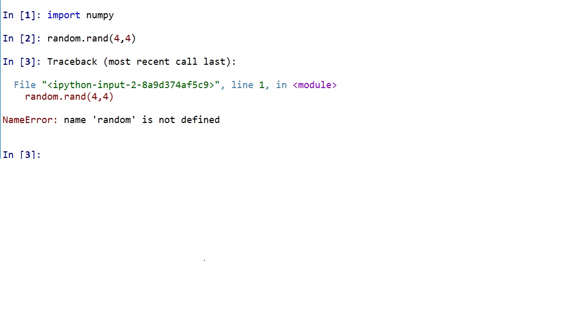 ���޷�ʹ��numpy��
