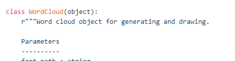 class wordcloud