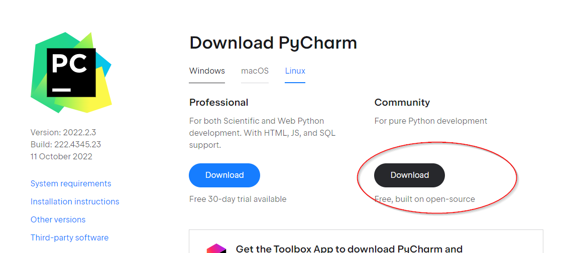 2022-11-18 08_56_11-Download PyCharm_ Python IDE for Professional Developers by .png