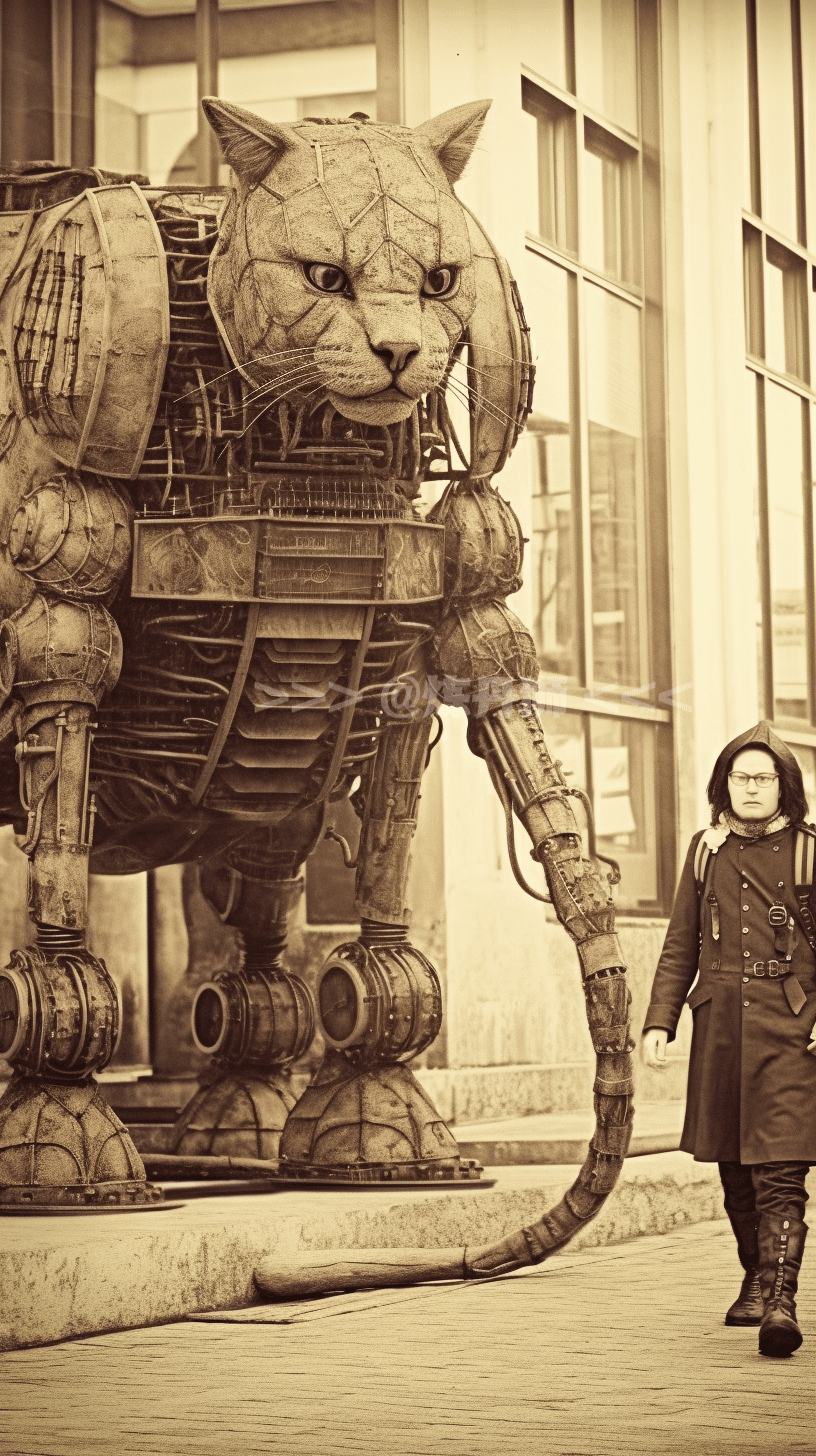 Bool_a_human_from_the_1800s_walking_a_giant_cat_that_is_from_th_2cdaec9a-a1d9-4a.png