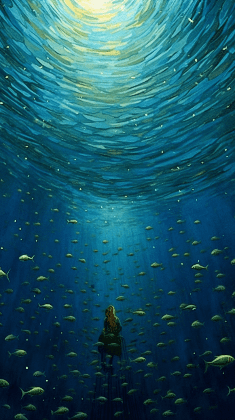 fishc_bool_Looking_up_from_the_bottom_of_the_sea_a_school_of_fi_78953976-308e-45.png