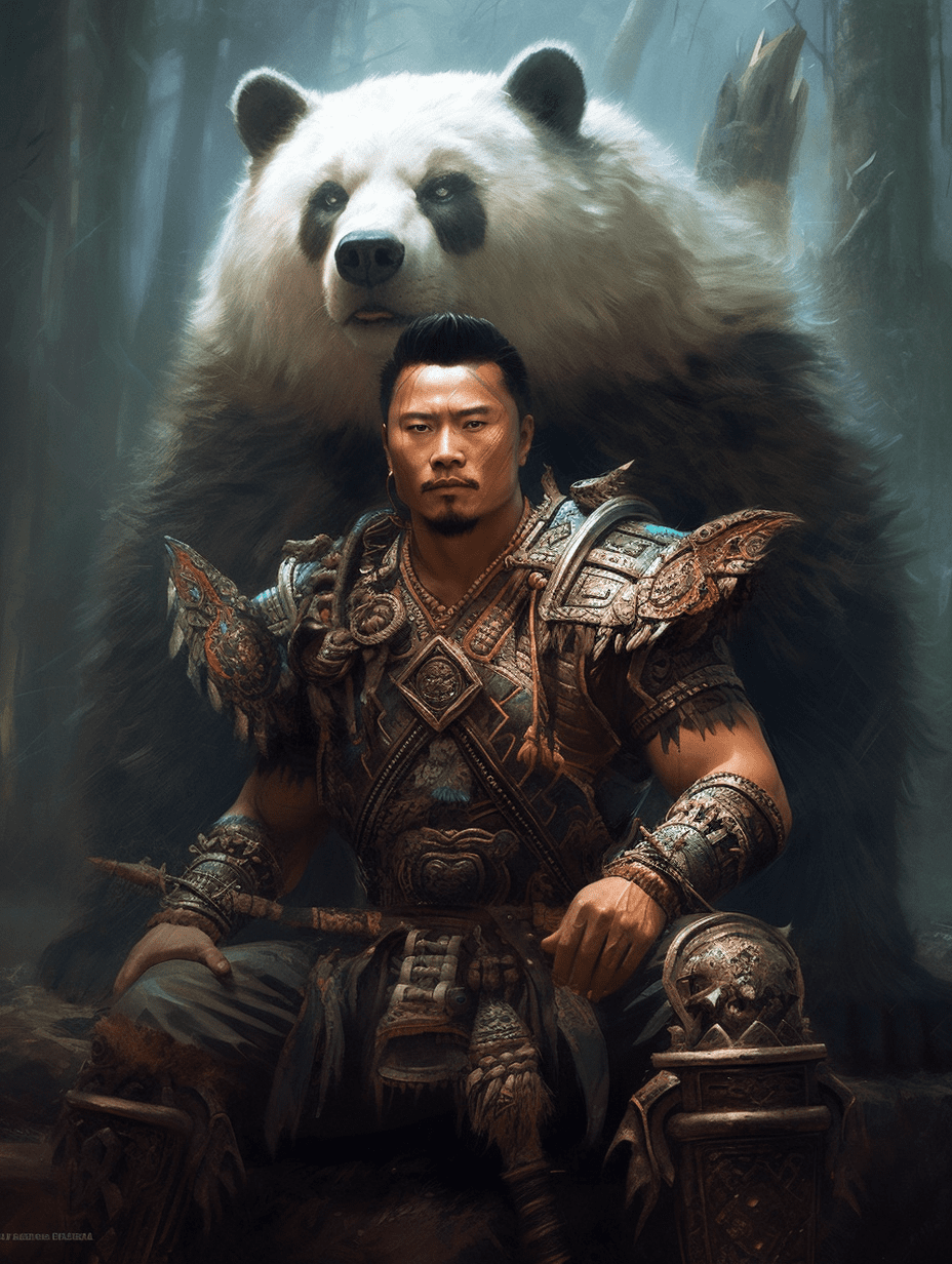 baimaomao233_Asian_warrior_wearing_magical_armour_tribal_clothi_76f5e6cb-342d-44.png