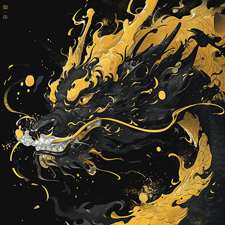 chouqin_Chinese_dragon_in_the_style_of_futuristic_glam_black_pa_2fec7aa6-fcc1-4f.png